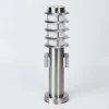 Borne Lumineuse Tunes Nickel Mat, 1 Lumiere