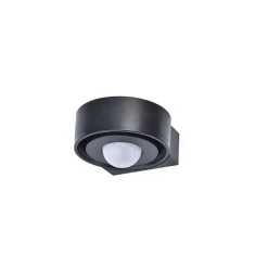 Detecteur De Mouvement Lutec Dawny Noir, Detecteur De Mouvement
