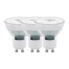 Eglo 3X Led Gu10 4,5 Watt 2700 Kelvin 345 Lumen