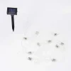 Guirlande Lumineuse Solaire Markhus Led Transparent, 10 Lumieres
