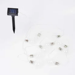 Guirlande Lumineuse Solaire Markhus Led Transparent, 10 Lumieres