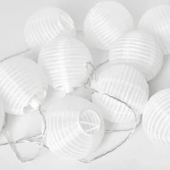 Guirlande Solaire Redding Led Blanc, 10 Lumieres