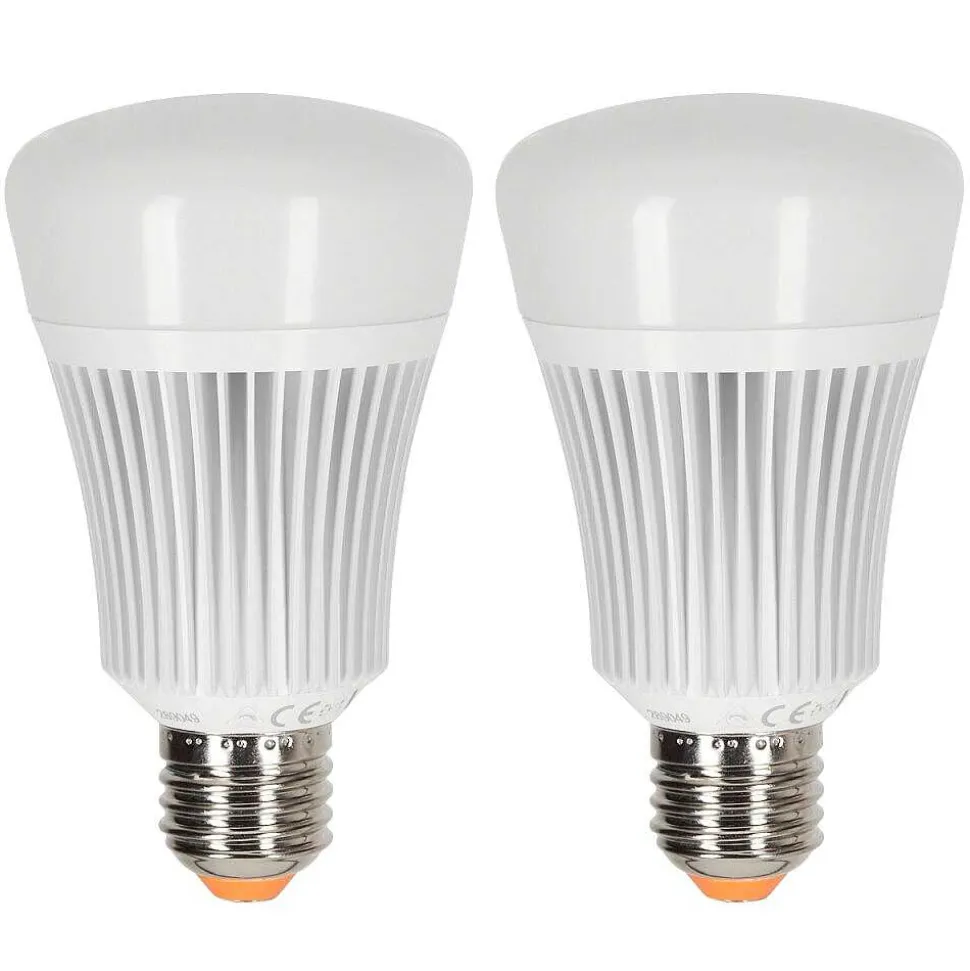 Idual E27 Led Rgb 11 Watt 2200-6500 Kelvin 806 Lumen Lot De 2 Avec Telecommande