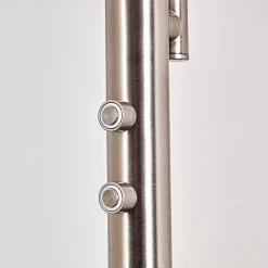 Lampadaire A Vasque Veteli Led Acier Inoxydable, 2 Lumieres