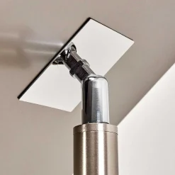 Lampadaire A Vasque Veteli Led Acier Inoxydable, 2 Lumieres