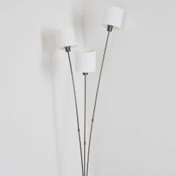 Lampadaire Alsen Nickel Mat, 3 Lumieres