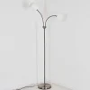 Lampadaire Alsen Nickel Mat, 2 Lumieres
