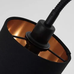 Lampadaire Alsen Noir, 1 Lumiere