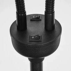 Lampadaire Alsen Noir, 2 Lumieres