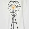 Lampadaire Bardhaman Noir, 1 Lumiere
