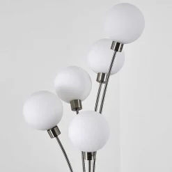 Lampadaire Bernado Nickel Mat, 5 Lumieres