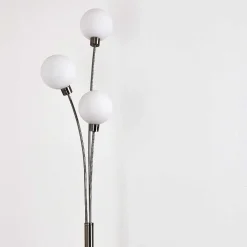 Lampadaire Bernado Nickel Mat, 3 Lumieres