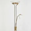 Lampadaire Biot Led Laiton, 2 Lumieres