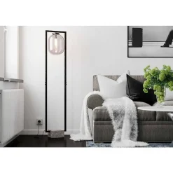 Lampadaire By Rydens Dixton Noir, 1 Lumiere