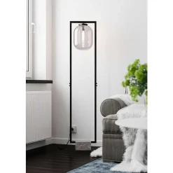 Lampadaire By Rydens Dixton Noir, 1 Lumiere