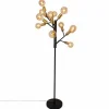 Lampadaire By Rydens Heroes Laiton, Noir, 12 Lumieres