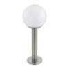 Lampadaire D'Exterieur Eglo Nisia-Z Led Acier Inoxydable, 1 Lumiere