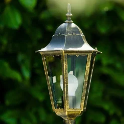 Lampadaire D'Exterieur Hongkong Bronze, Or, 1 Lumiere