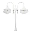 Lampadaire Exterieur Konstsmide Libra Blanc, 2 Lumieres