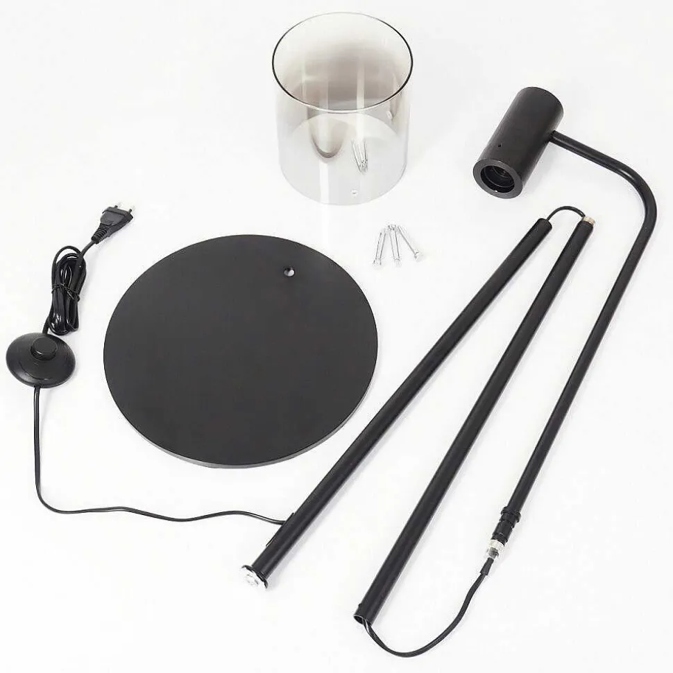 Lampadaire Gafa Noir, 1 Lumiere