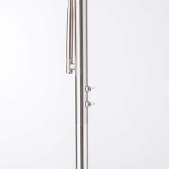 Lampadaire Leuchten-Direkt Lolasmart-Rocco Led Acier Brosse, 1 Lumiere, Telecommandes