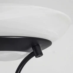 Lampadaire Mairoa Led Noir, 2 Lumieres