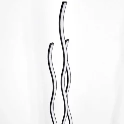 Lampadaire Mapleton Led Noir, 3 Lumieres, Telecommandes