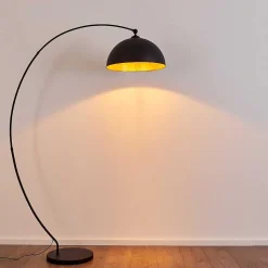 Lampadaire Miranda Noir, 1 Lumiere