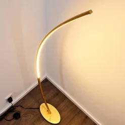 Lampadaire Nagu Led Or, 1 Lumiere