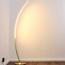 Lampadaire Nagu Led Or, 1 Lumiere