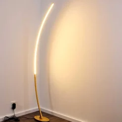 Lampadaire Nagu Led Or, 1 Lumiere