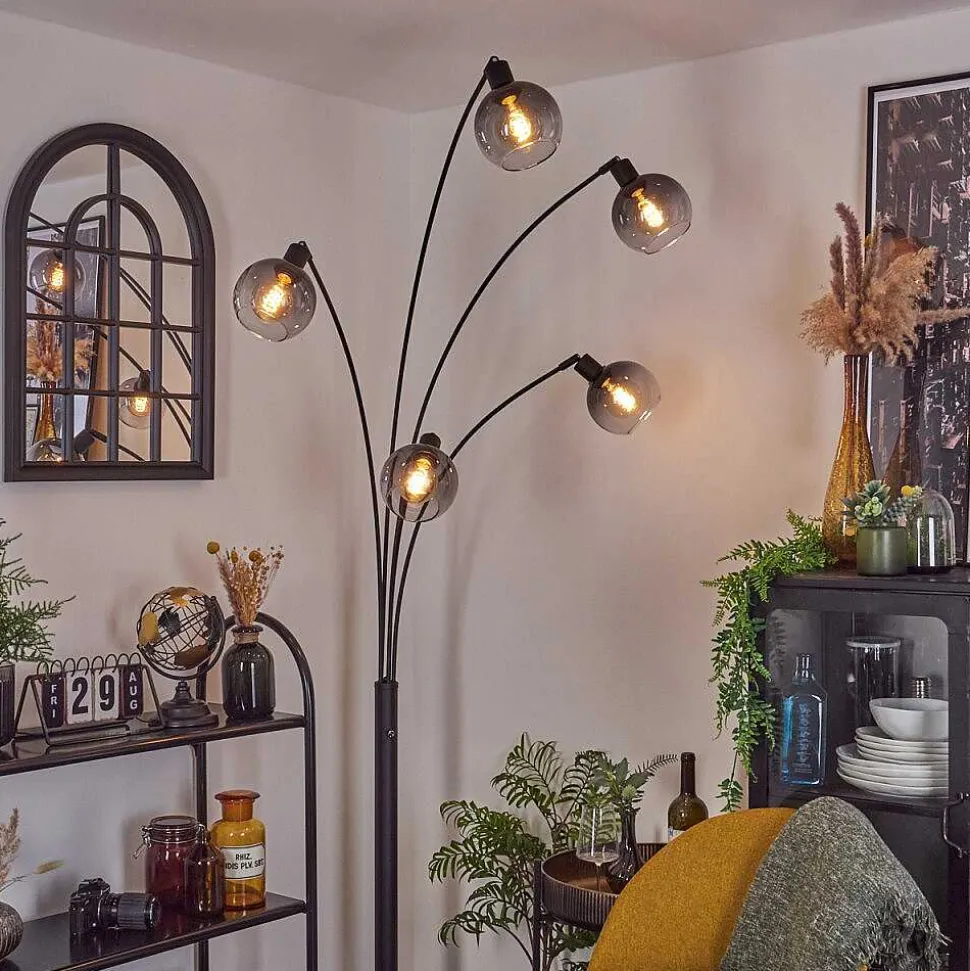 Lampadaire Nikkala Noir, 5 Lumieres