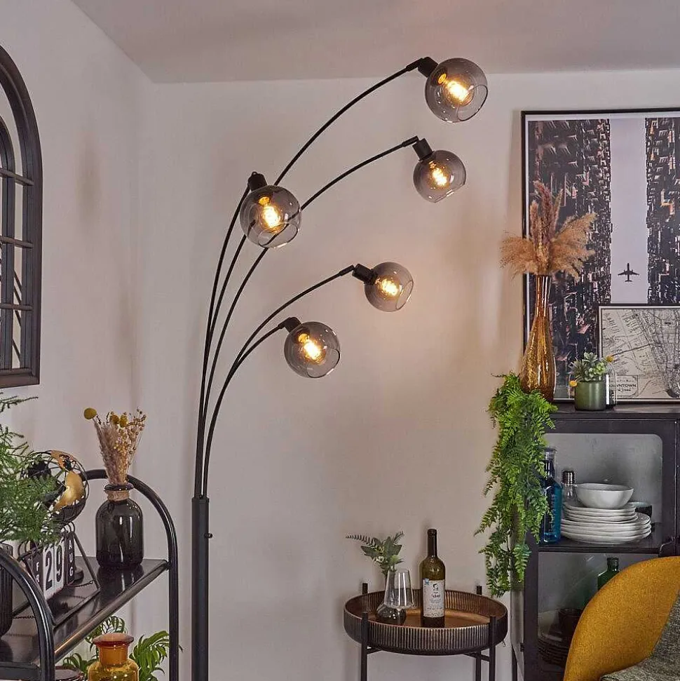 Lampadaire Nikkala Noir, 5 Lumieres
