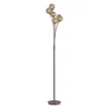 Lampadaire Paul Neuhaus Greta Rouille, 6 Lumieres