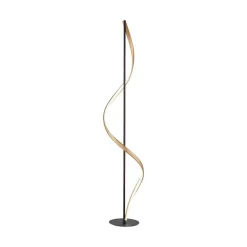 Lampadaire Paul Neuhaus Qswing Led Anthracite, Or, 1 Lumiere, Telecommandes