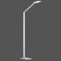 Lampadaire Paul Neuhaus Q-Hannes Led Argente, 1 Lumiere, Telecommandes