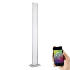 Lampadaire Paul Neuhaus Q-Rosa Led Acier Inoxydable, 1 Lumiere, Telecommandes