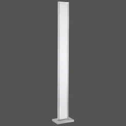 Lampadaire Paul Neuhaus Q-Rosa Led Acier Inoxydable, 1 Lumiere, Telecommandes