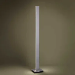 Lampadaire Paul-Neuhaus Q-Adriana Led Aluminium, 2 Lumieres, Telecommandes