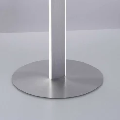 Lampadaire Paul-Neuhaus Q-Vito Led Acier Brosse, 3 Lumieres, Telecommandes