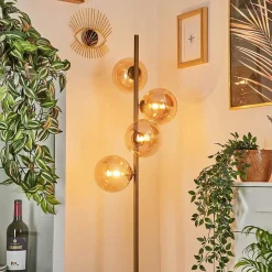 Lampadaire Remaisnil Laiton, 4 Lumieres