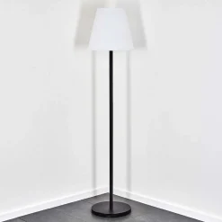 Lampadaire Solaire D'Exterieur Fisao Led Noir, 41 Lumieres, Telecommandes