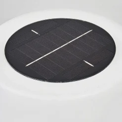 Lampadaire Solaire D'Exterieur Fisao Led Noir, 41 Lumieres, Telecommandes