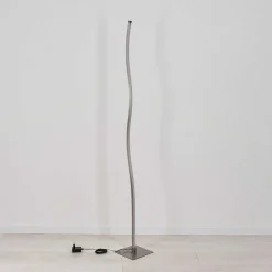 Lampadaire Soyo Led Nickel Mat, 1 Lumiere