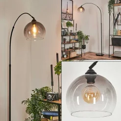 Lampadaire Tapitapa Noir, 1 Lumiere