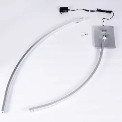 Lampadaire Uttorp Led Argente, 1 Lumiere
