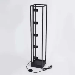 Lampadaire Wick Noir, 5 Lumieres