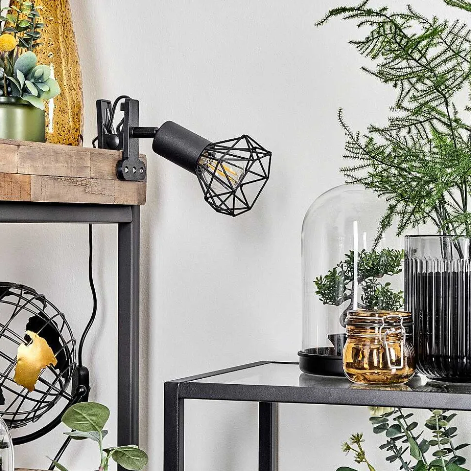 Lampe A Clipper Baripada Noir, 1 Lumiere