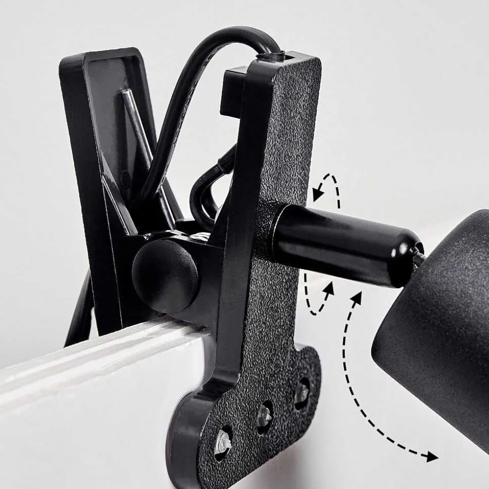 Lampe A Clipper Baripada Noir, 1 Lumiere