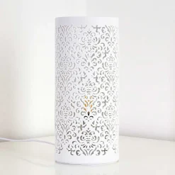 Lampe A Poser Aberjona Blanc, 1 Lumiere